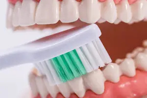 white gums around teeth